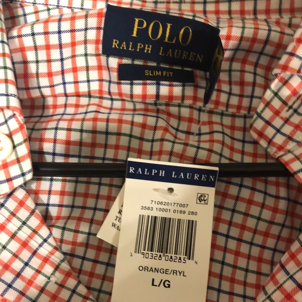 Size large polo button down